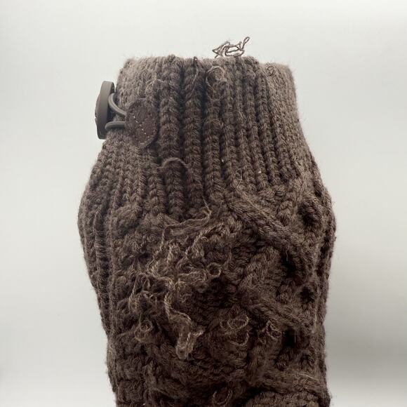 UGG Womens Classic Cardi Bootie US 8 EU 39 Brown Knit GUC - Picture 13 of 13